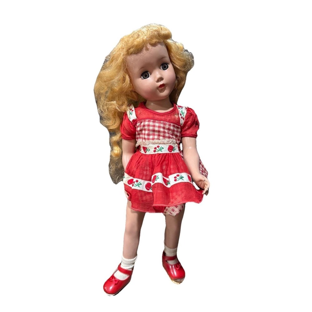 Vintage 1950's Arranbee Hard Plastic Floss Hair 17" Nancy Lee Doll